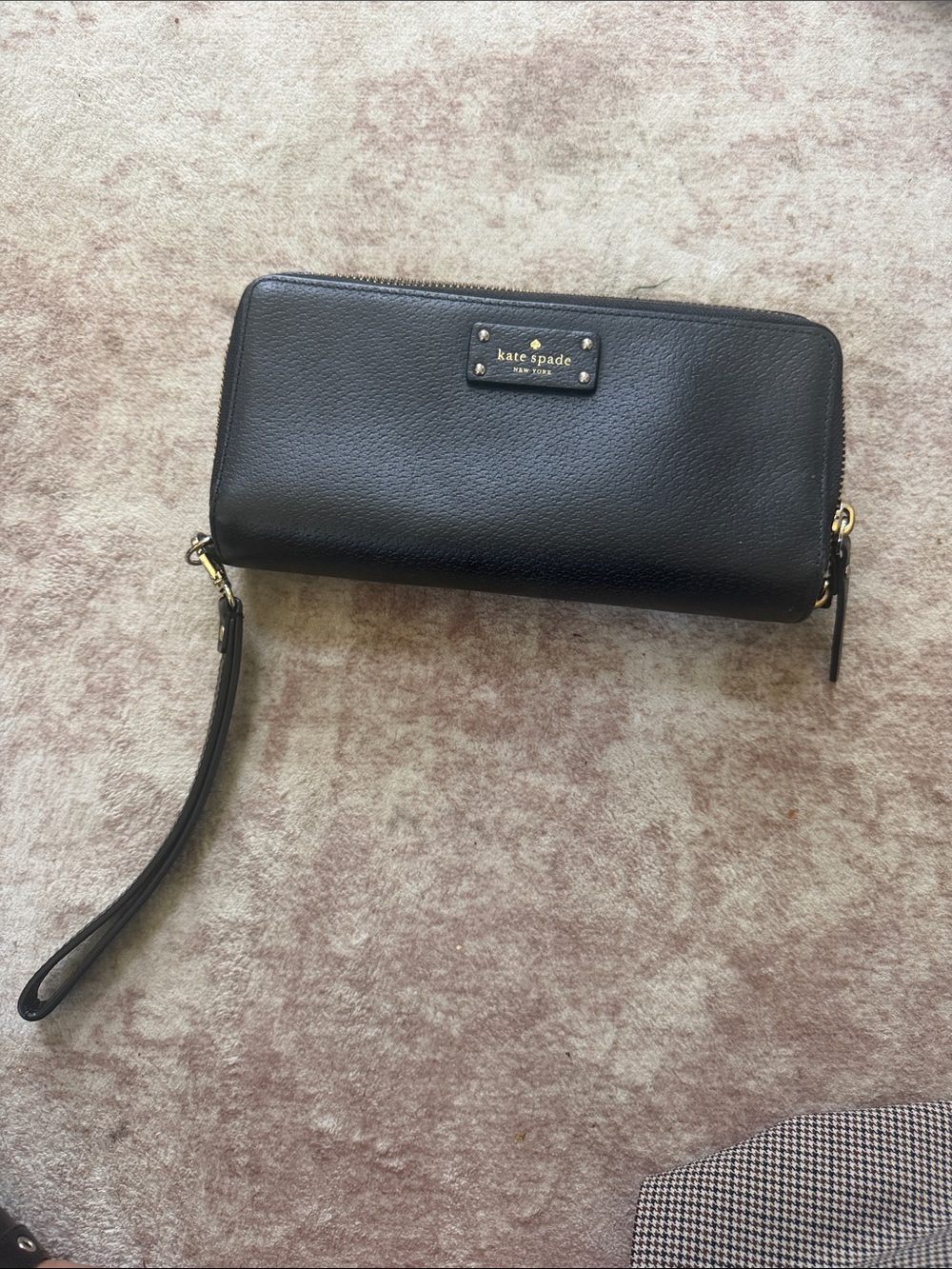 kate spade Black Leather Wallet